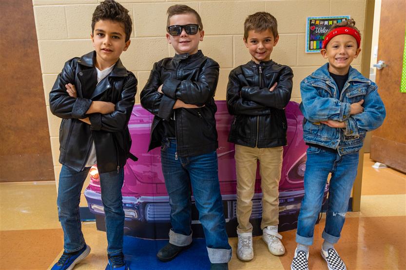 Students dress up for '50s day